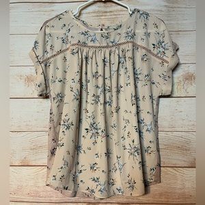 Loft pink blouse 0728